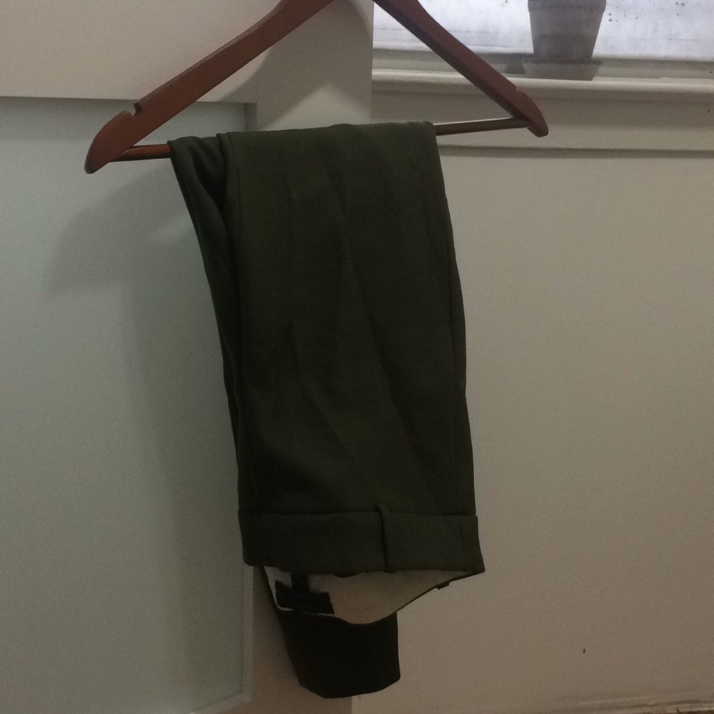 Minnie ankle pant olive green